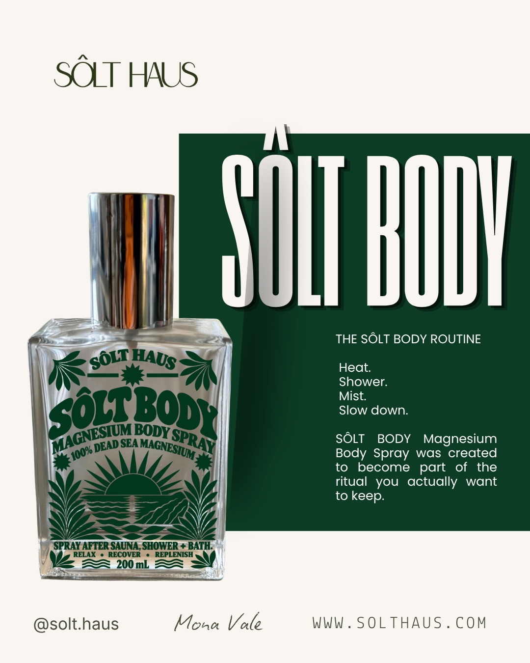 Sôlt Body Magnesium Spray